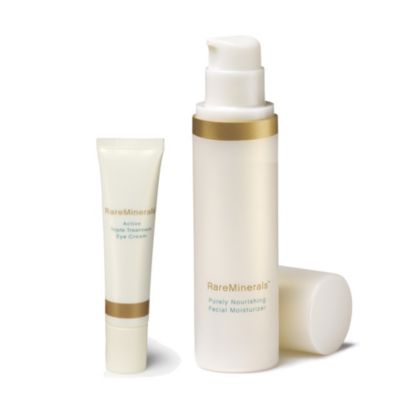 RareMinerals Purely Nourishing Moisturizer and NEW Active Triple Treatment Eye Cream